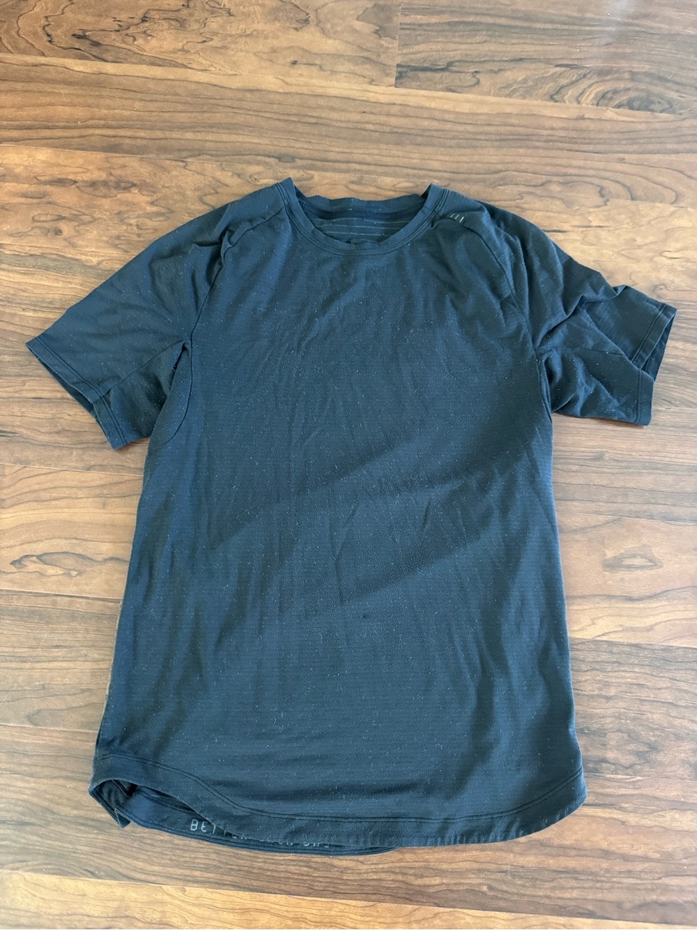 lululemon athletica Men's Black Short Sleeve Crew T-Shirt